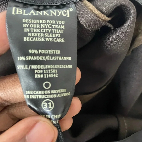 BLANKNYC high rise Faux Suede Pants Size 31 - Picture 6 of 7